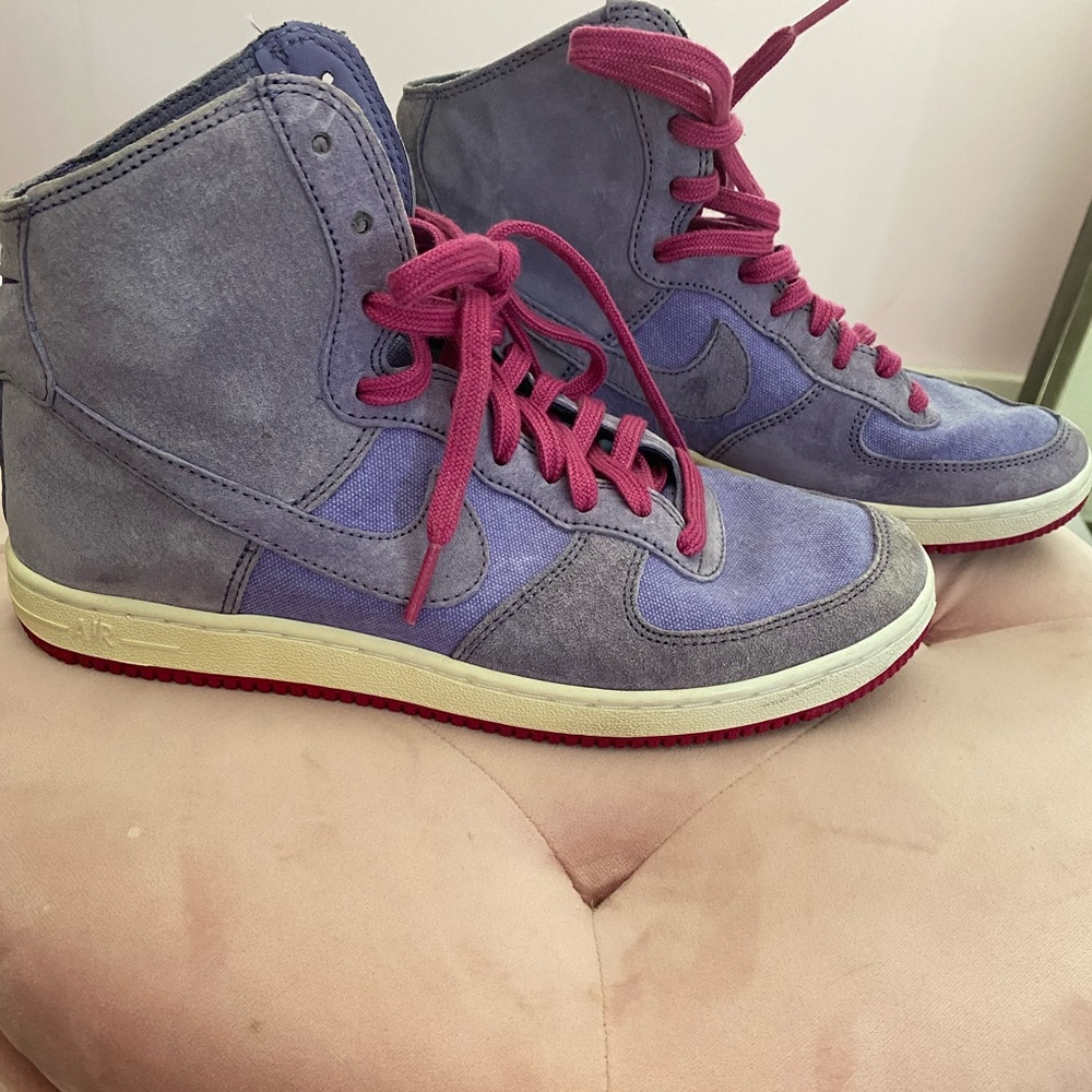 Nike Sneakers High Mid Top Purple Retro